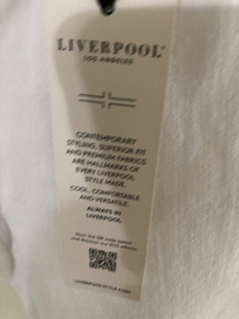 Liverpool Hannah Crop Flare White Lace Jeans Size 25  NWT - Picture 5 of 10